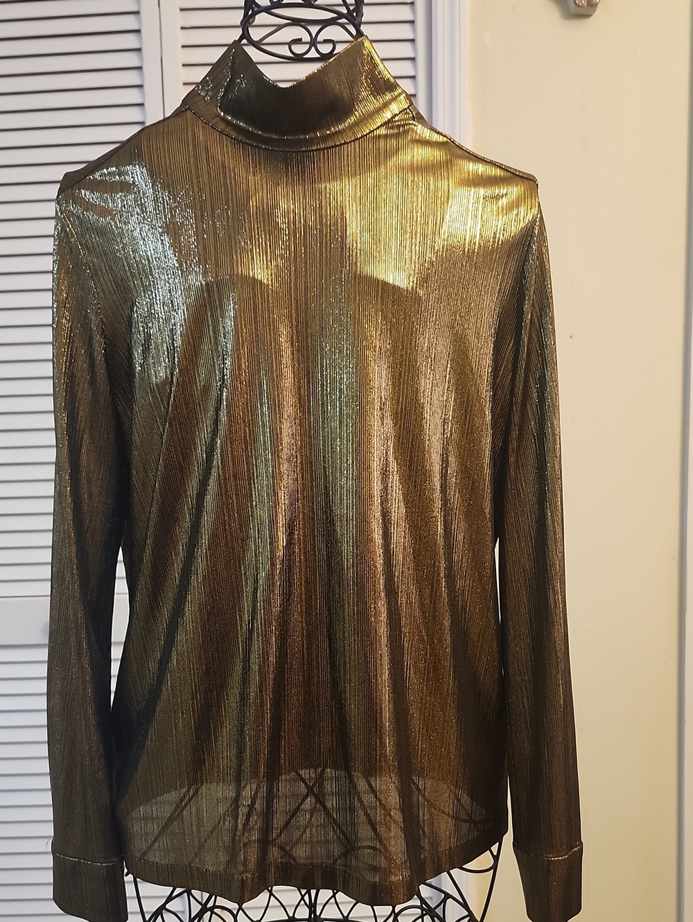 BELLA FREUD METALLIC TOP